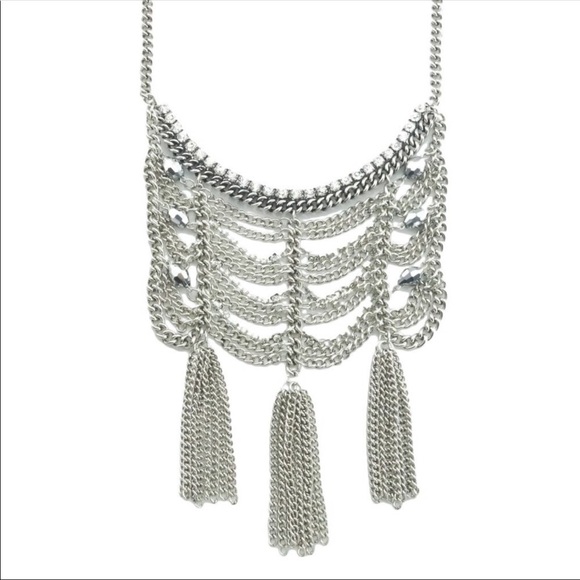 CHAIN ARMOR TASSEL NECKLACE - Picture 4 of 4